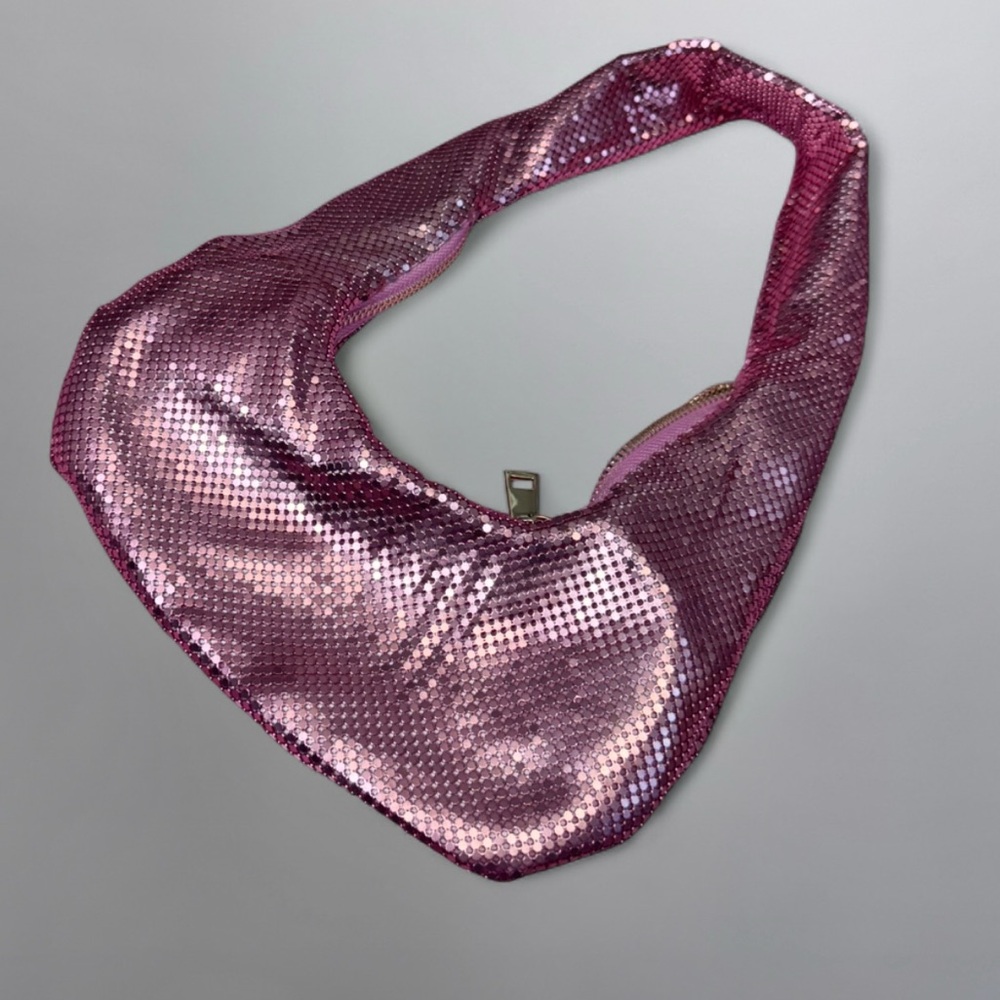 ❌SOLD❌Pink Chainmail Mini Purse - Picture 1 of 3